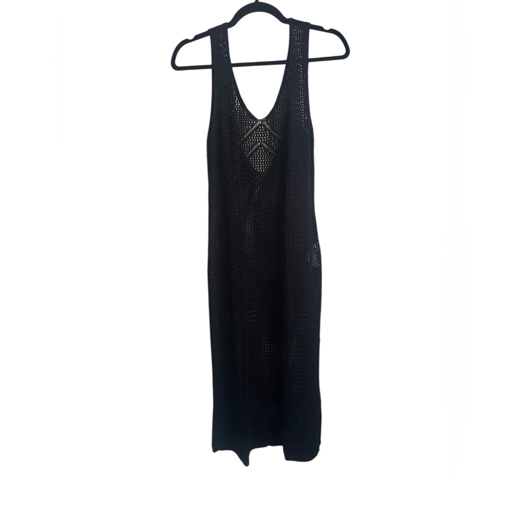 Cupshe Black NWT Knit Cover-Up Beach Dress - S - Picture 2 of 11